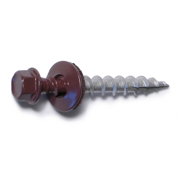 Buildright Self-Drilling Screw, #10 x 1-1/2 in, Painted Steel Flange Hex Head External Hex Drive, 430 PK 51658 - main